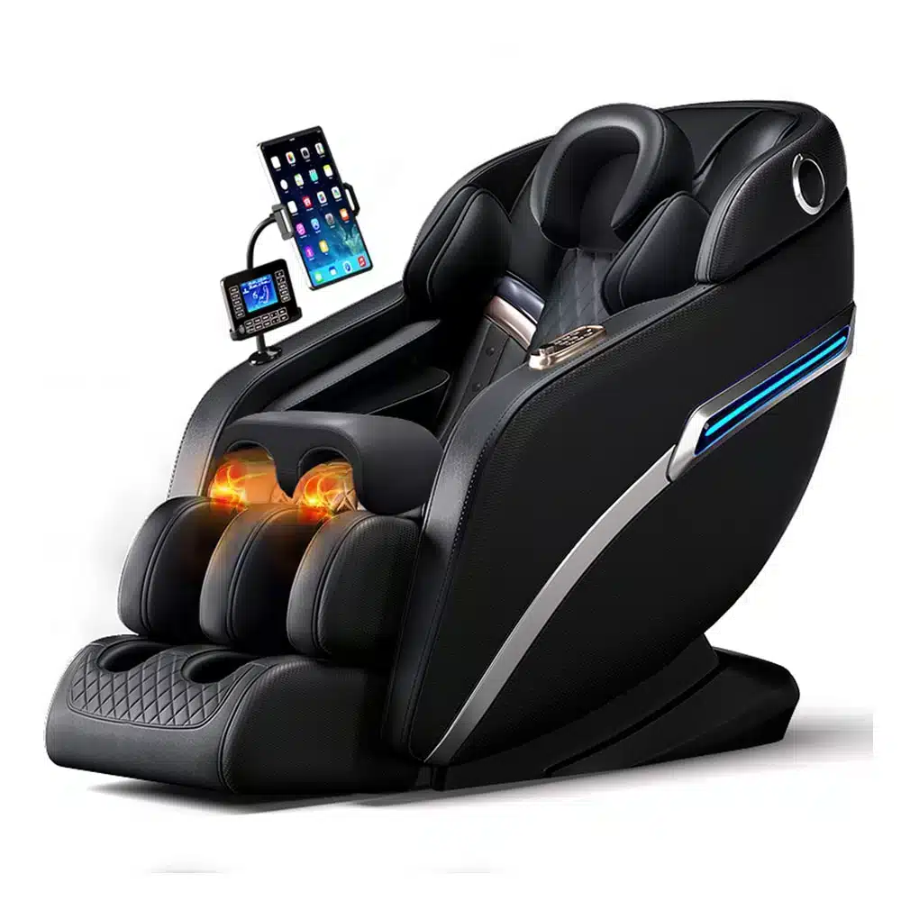 Pro+ Massagestol 4D – Svart med Värmetechnology och Röstkontroll