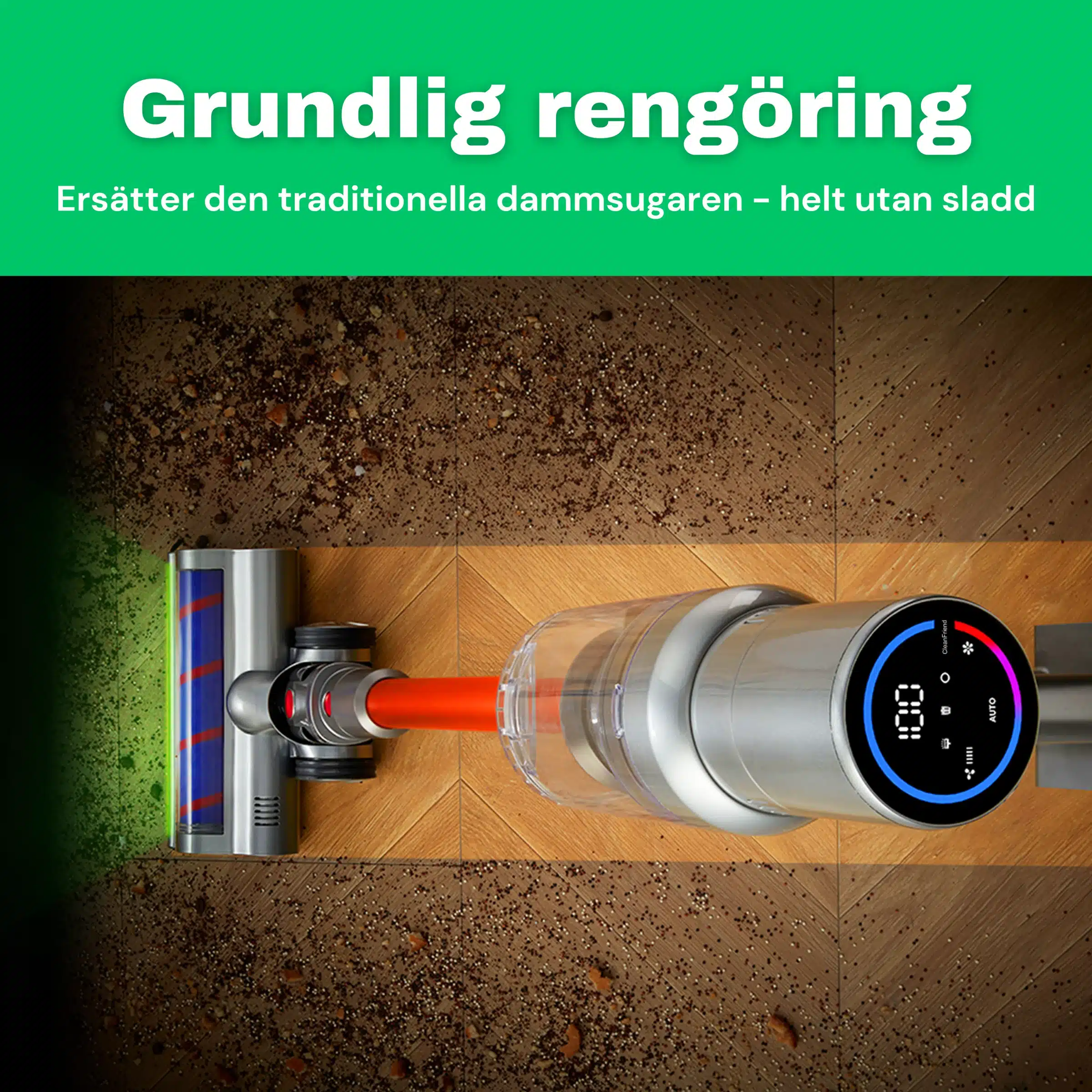 Cleanfriend Absolute Skaftdammsugare recension