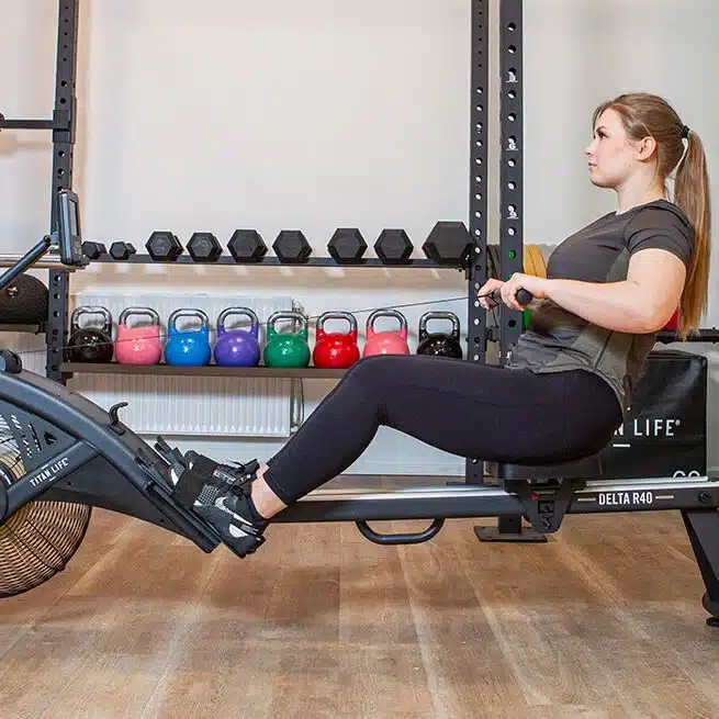 Roddmaskine bast i test titan life delta rower r40